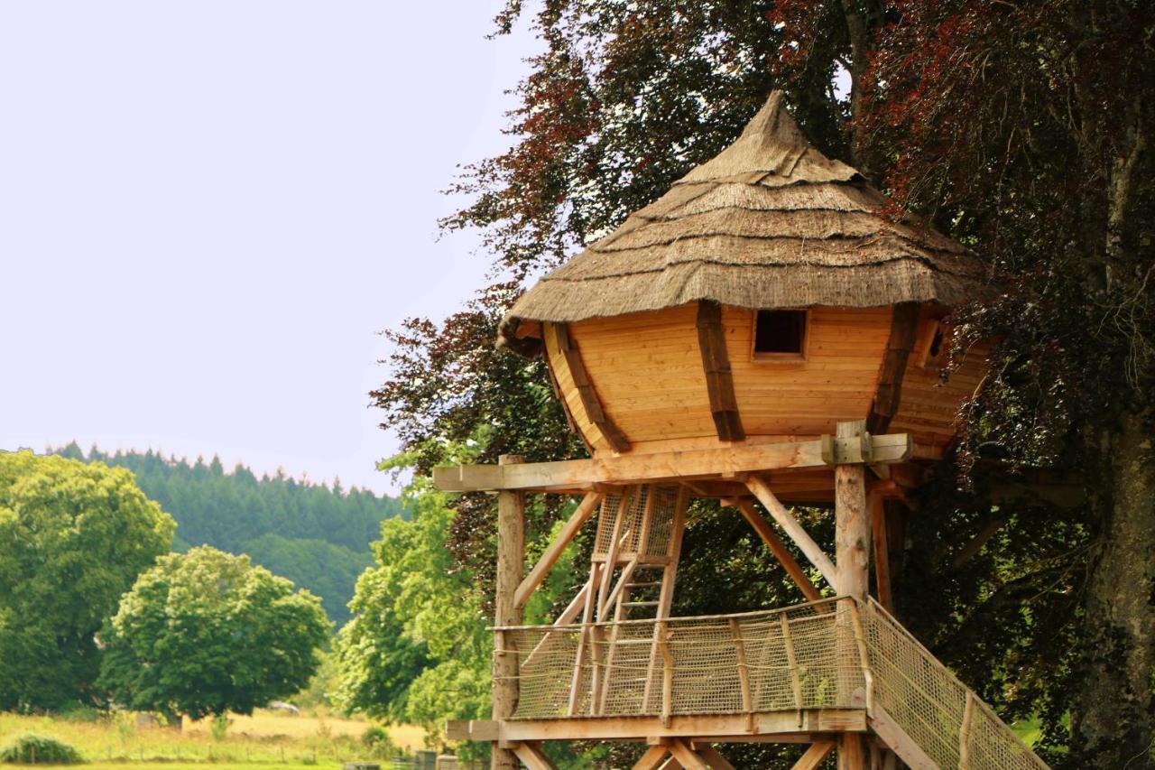 Saint-Hilaire-en-Morvan Cabane Perchee Dans Les Arbres מראה חיצוני תמונה