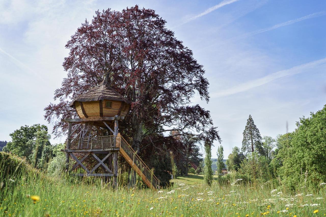 Saint-Hilaire-en-Morvan Cabane Perchee Dans Les Arbres מראה חיצוני תמונה