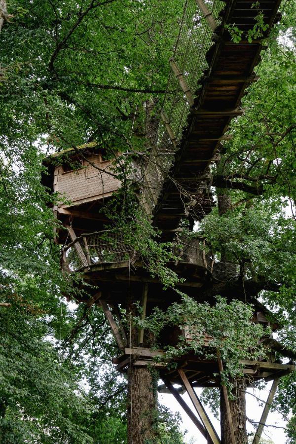 Saint-Hilaire-en-Morvan Cabane Perchee Dans Les Arbres מראה חיצוני תמונה